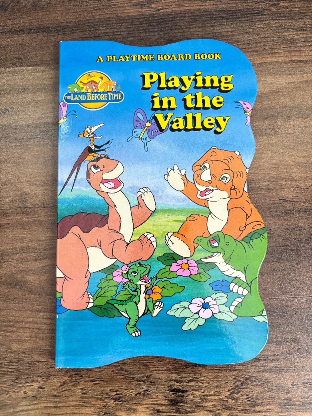 The Land Before Time Playing in the Valley A Playtime Board Book Dinosaurs 2005